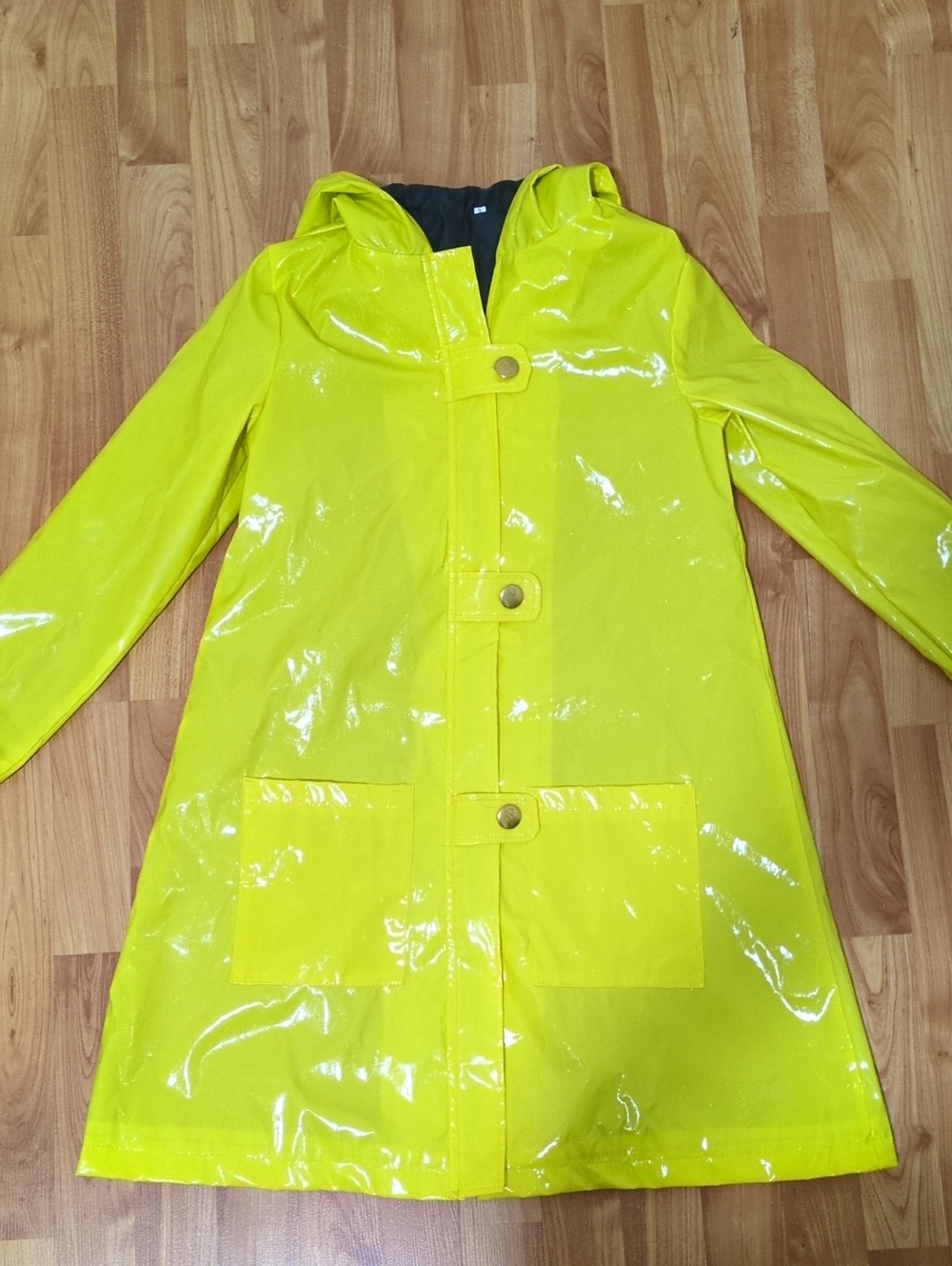 Kids Yellow Raincoat Rain Jacket Costume Small Coraline Or Six